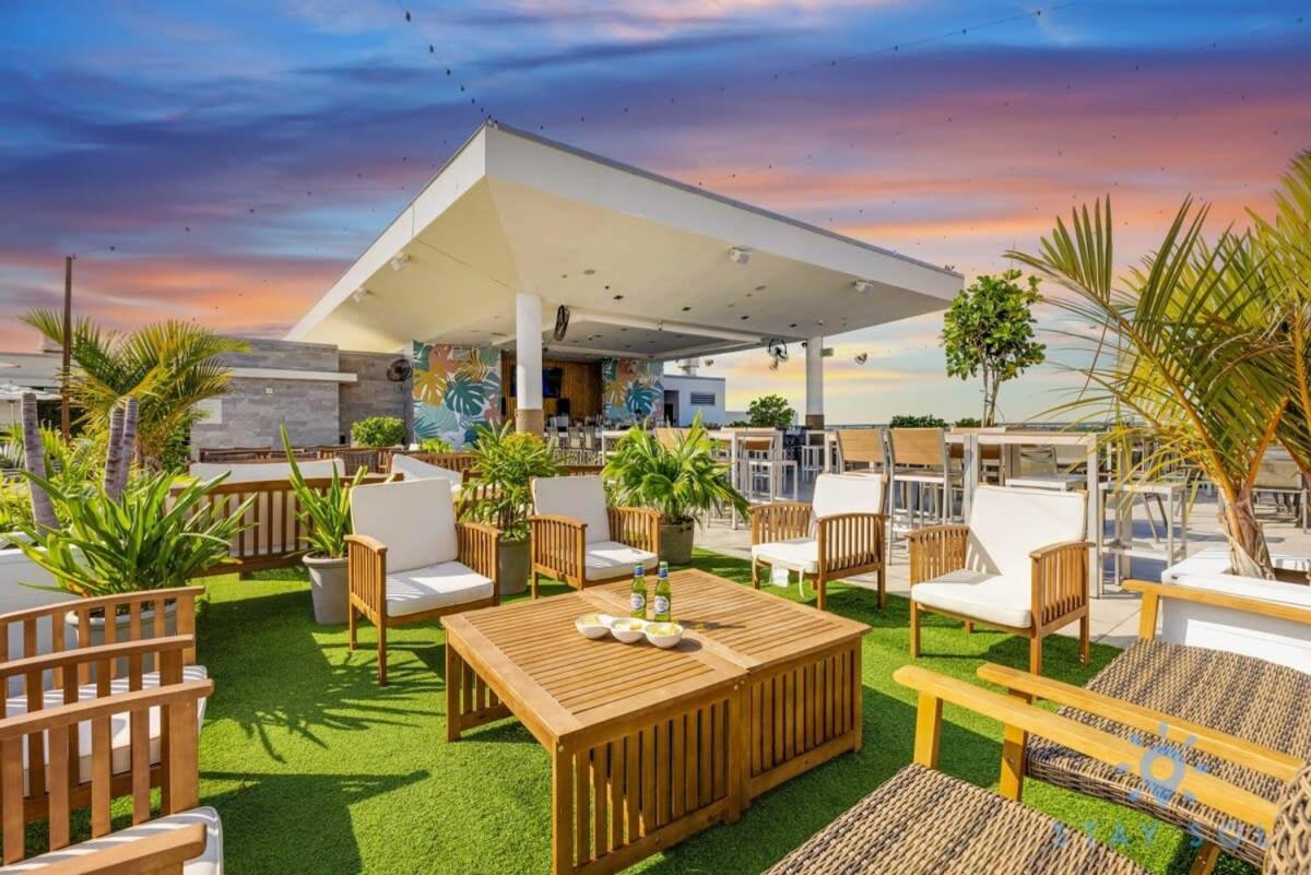 Best Stay - Rooftop Pool - Hollywood Beach Board - Walk Exterior foto